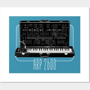 ARP 2600  /// Retro Synthesizer Lover Design Posters and Art